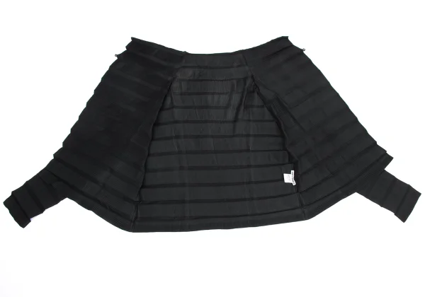 ISSEY MIYAKE Zig Zag Pleats Wrap Blouse K-169401_011