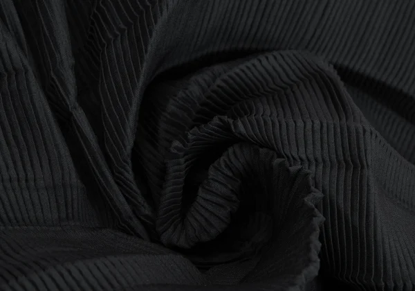 ISSEY MIYAKE Zig Zag Pleats Wrap Blouse K-169401_016