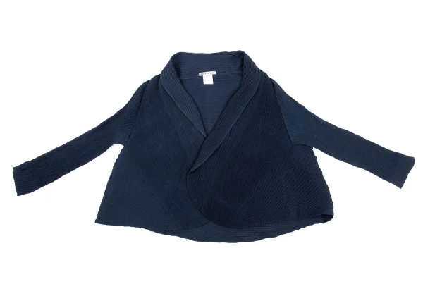 ISSEY MIYAKE Wave Pleats Flare Cardigan K-169402_002