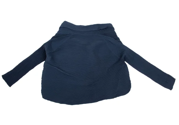 ISSEY MIYAKE Wave Pleats Flare Cardigan K-169402_010