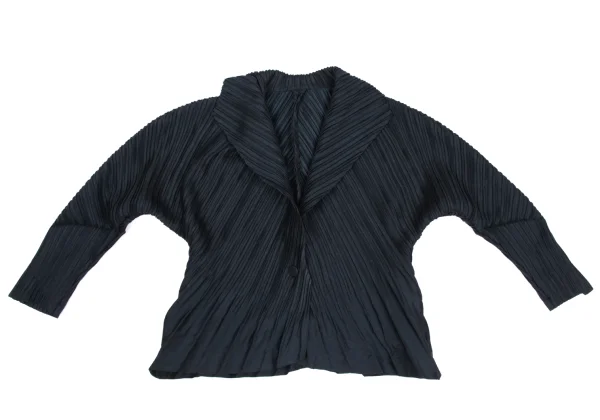 ISSEY MIYAKE Fade Pleats Wide Collar Blouse K-169403_002