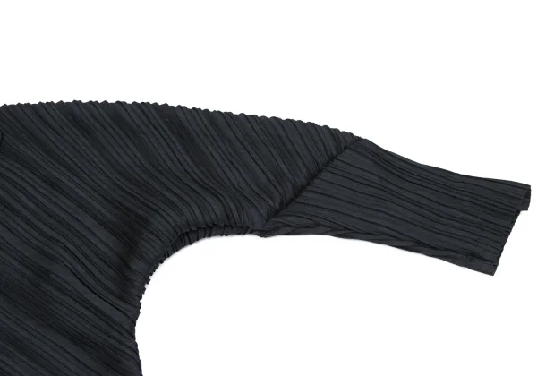 ISSEY MIYAKE Fade Pleats Wide Collar Blouse K-169403_005