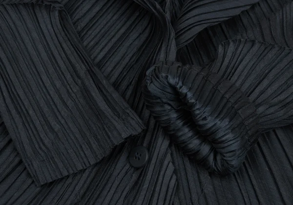 ISSEY MIYAKE Fade Pleats Wide Collar Blouse K-169403_006