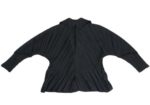 ISSEY MIYAKE Fade Pleats Wide Collar Blouse K-169403_010