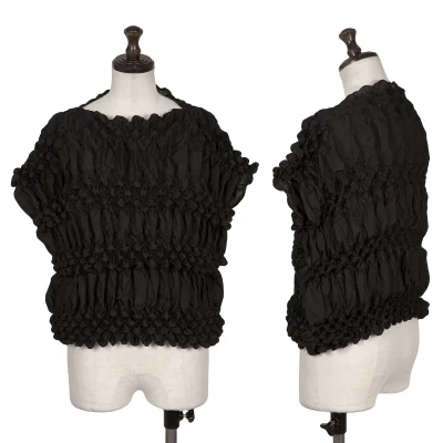 ISSEY MIYAKE Twisted Pleats Sleeveless Top