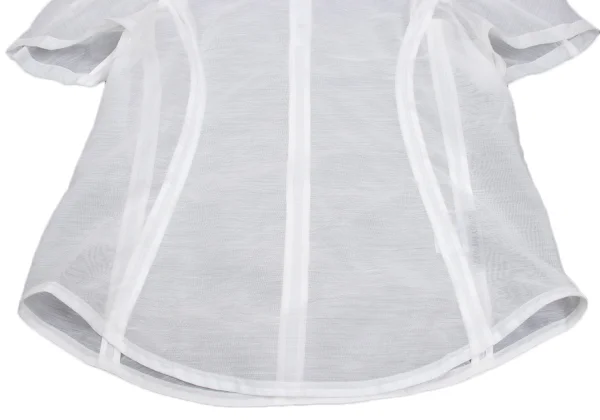 ISSEY MIYAKE Ramie Blended Sheer Blouse K-169411_007