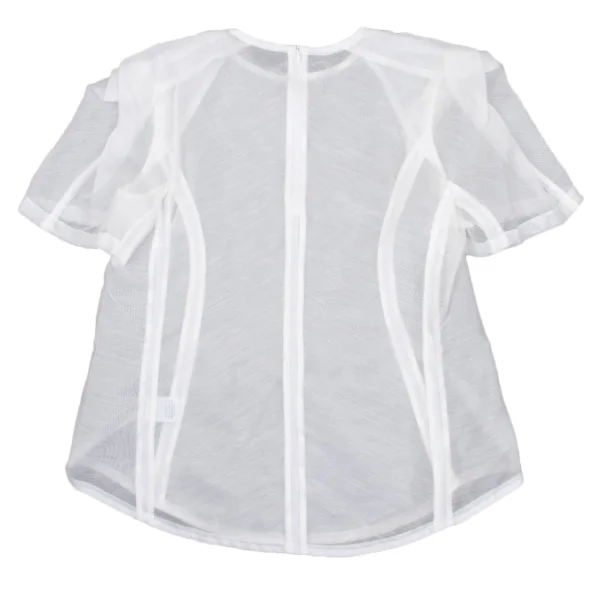 ISSEY MIYAKE Ramie Blended Sheer Blouse K-169411_009