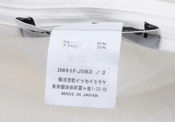 ISSEY MIYAKE Ramie Blended Sheer Blouse K-169411_014