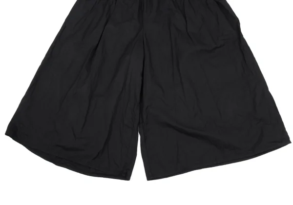 イッセイミヤケISSEY MIYAKE ポリワイドクロップドパンツ 黒2 K-169418_006