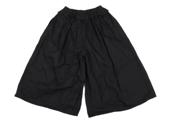 イッセイミヤケISSEY MIYAKE ポリワイドクロップドパンツ 黒2 K-169418_008