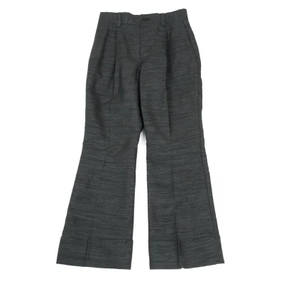 ISSEY MIYAKE Paper Blended Lame Cotton Double Pants