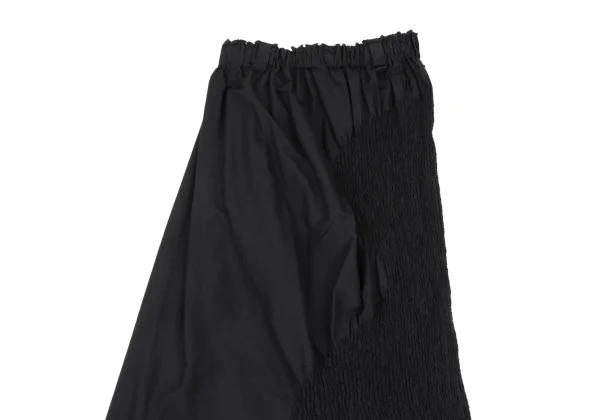 ISSEY MIYAKE Cotton Poly Asymmetry Shirring Skirt K-169429_003