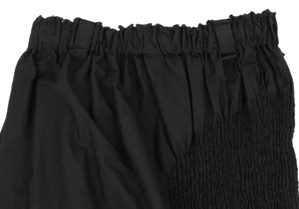 ISSEY MIYAKE Cotton Poly Asymmetry Shirring Skirt K-169429_004