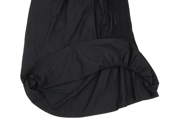 ISSEY MIYAKE Cotton Poly Asymmetry Shirring Skirt K-169429_009