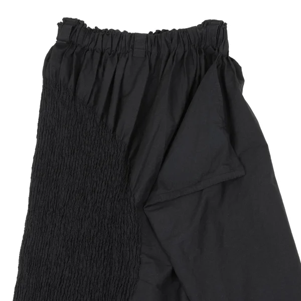 ISSEY MIYAKE Cotton Poly Asymmetry Shirring Skirt K-169429_012