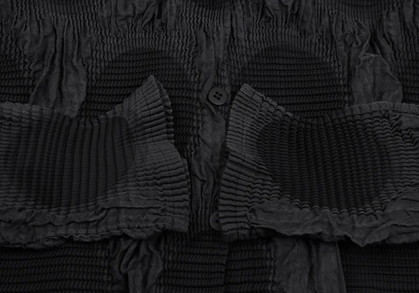 ISSEY MIYAKE FETE A-POC INSIDE Dot Jacquard Stretch Pleated Shirt K-169430_007