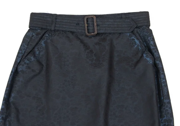 Jean Paul GAULTIER FEMME Floral Jacquard Belted Skirt K-169433_003