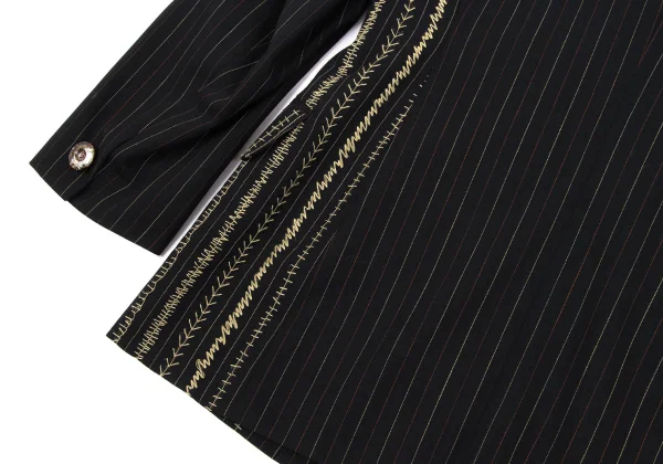 Jean Paul GAULTIER FEMME Stripe Stitch Wool Jacket K-169435_015