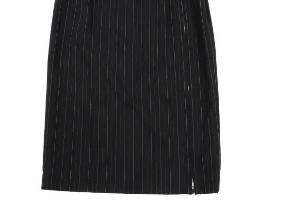 Jean Paul GAULTIER FEMME Stripe Zip Design Wool Skirt K-169436_004