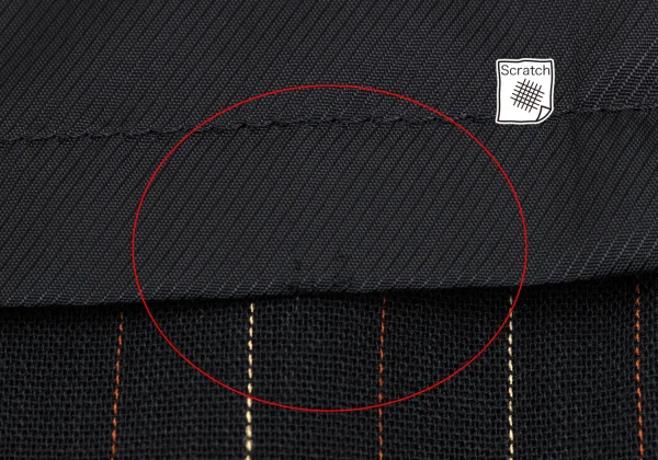 Jean Paul GAULTIER FEMME Stripe Zip Design Wool Skirt K-169436_007