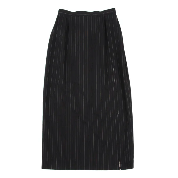 Jean Paul GAULTIER FEMME Stripe Wool Jacket & Skirt K-169437_012