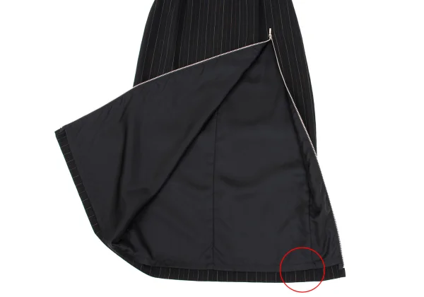 Jean Paul GAULTIER FEMME Stripe Wool Jacket & Skirt K-169437_016