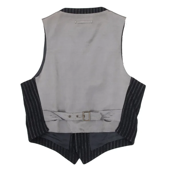 Jean Paul GAULTIER FEMME Wool Rayon Stripe Vest K-169438_012