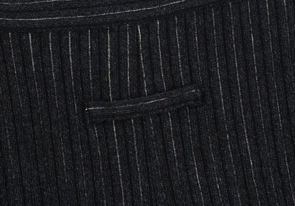 Jean Paul GAULTIER FEMME Wool Rayon Stripe Long Skirt K-169439_009