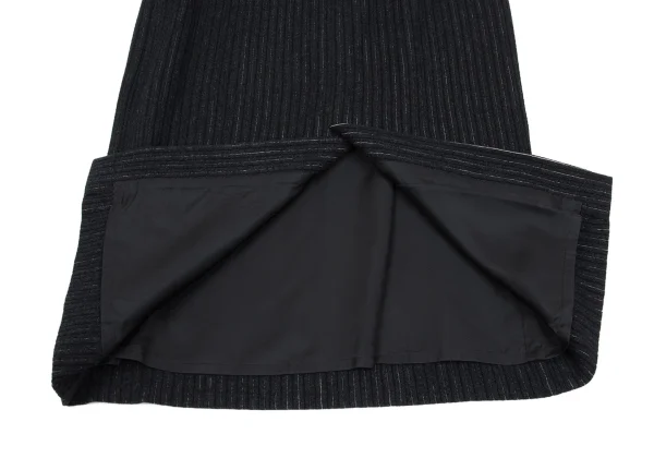 Jean Paul GAULTIER FEMME Wool Rayon Stripe Long Skirt K-169439_010