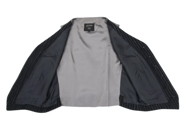 Jean Paul GAULTIER FEMME Wool Rayon Stripe Vest & Skirt K-169440_007