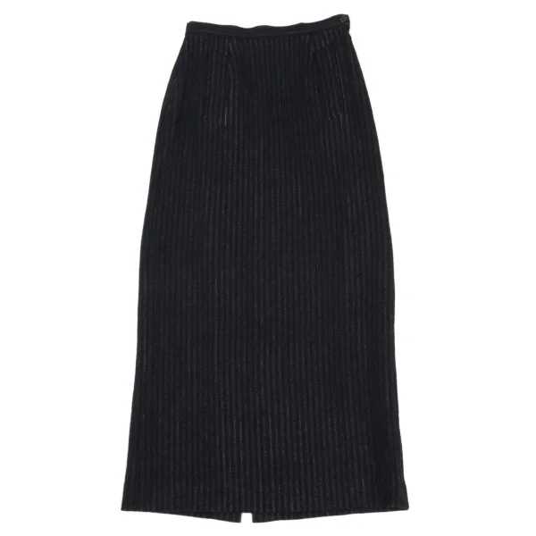 Jean Paul GAULTIER FEMME Wool Rayon Stripe Vest & Skirt K-169440_012