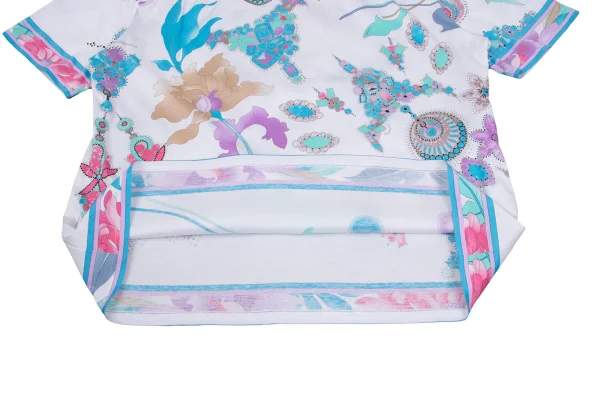 LEONARD Floral Print T Shirt K-169442_006