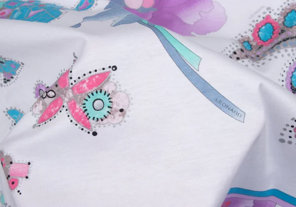LEONARD Floral Print T Shirt K-169442_012