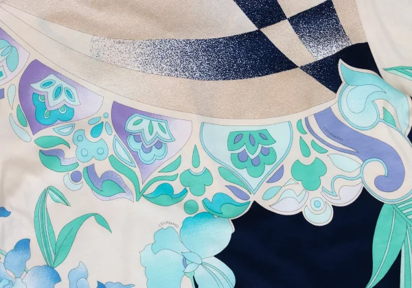 LEONARD Floral Print Collarless Cardigan K-169444_015