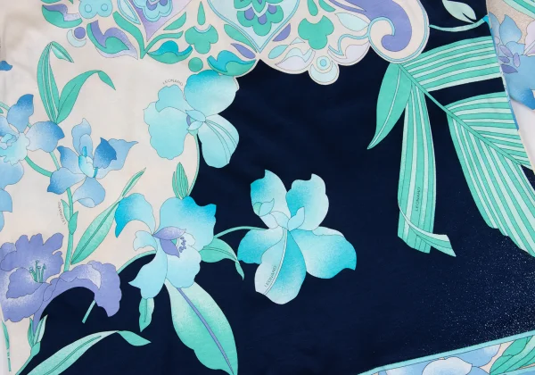 LEONARD Floral Print Collarless Cardigan K-169444_016