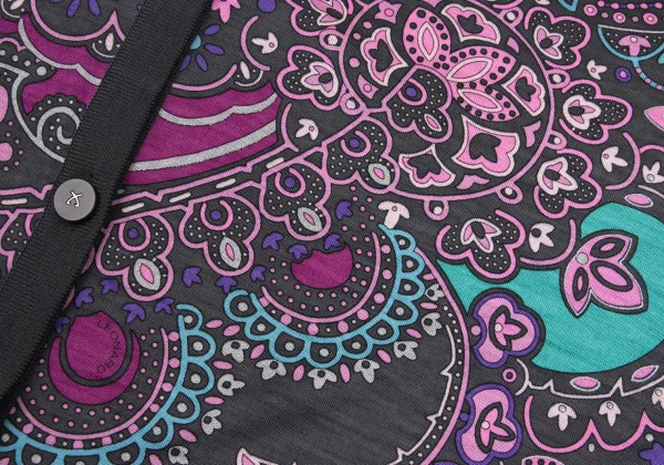 LEONARD Geometric Print Switching Cardigan K-169445_011