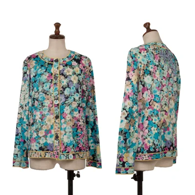 LEONARD Floral Print Cardigan