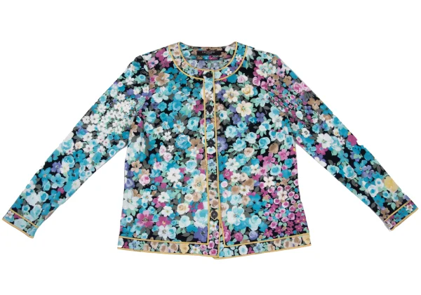 LEONARD Floral Print Cardigan K-169446_002