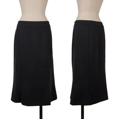 LEONARD Wool Stretch Flare Skirt