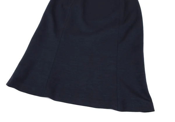 LEONARD Wool Stretch Flare Skirt K-169447_006