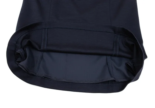 LEONARD Wool Stretch Flare Skirt K-169447_007