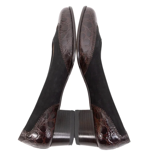 Salvatore Ferragamo Switching Leather Heel Pumps K-169451_007