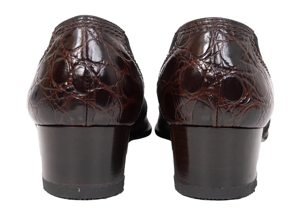 Salvatore Ferragamo Switching Leather Heel Pumps K-169451_008