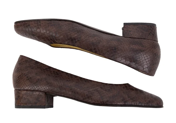 BRUNOMAGLI Python Emboss Leather Pumps K-169452_003