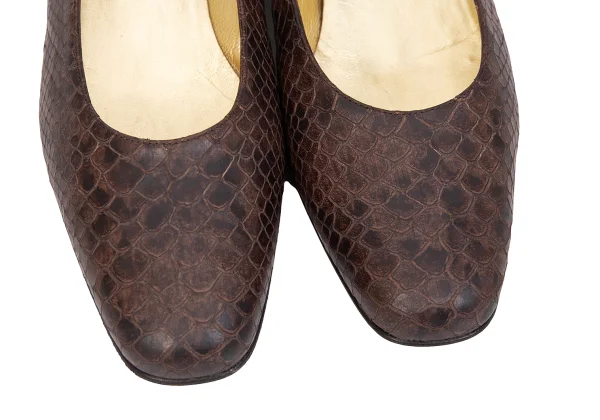 BRUNOMAGLI Python Emboss Leather Pumps K-169452_005