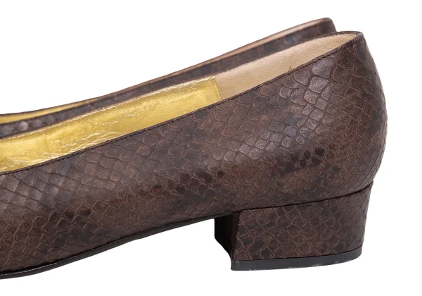 BRUNOMAGLI Python Emboss Leather Pumps K-169452_006