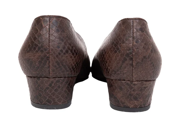 BRUNOMAGLI Python Emboss Leather Pumps K-169452_008