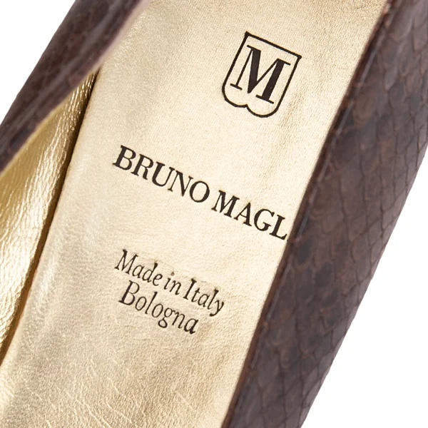 BRUNOMAGLI Python Emboss Leather Pumps K-169452_014