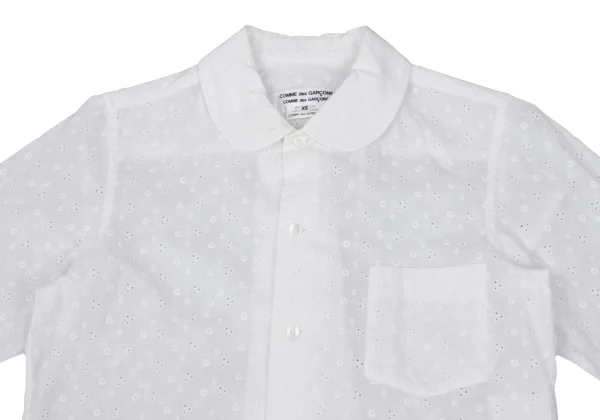 COMME des GARCONS Embroidery Round-collar Shirt K-169454_003