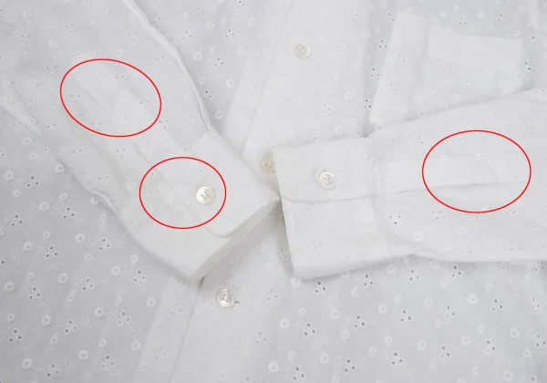 COMME des GARCONS Embroidery Round-collar Shirt K-169454_011